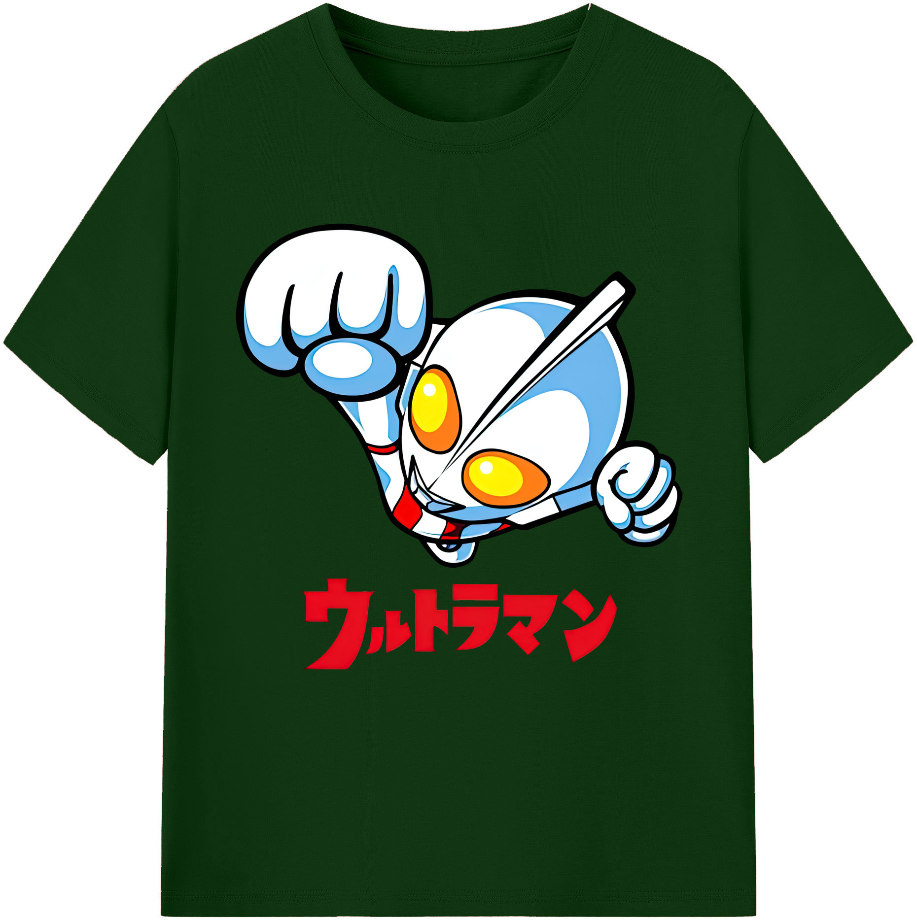 （画像用） ウルトラマン Ultraman 綿100％半袖Tシャツ（フロントプリント）